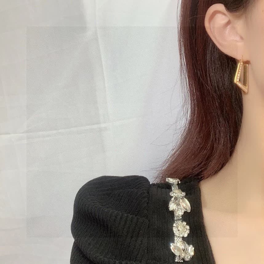 Bottega Veneta Geometric Shape Earrings